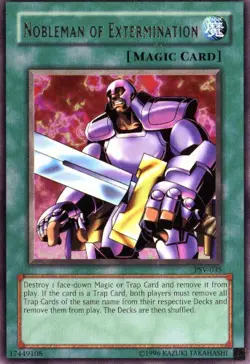 Yugioh! MP Nobleman of Extermination - PSV-035 - Rare - Unlimited Edition Modera - Image 1