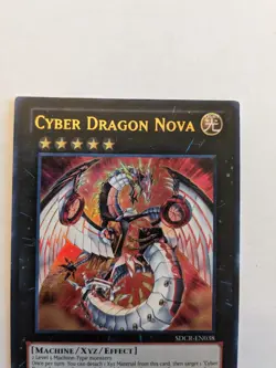 YuGiOh Cyber Dragon Nova SUPER RARE OP17-EN006 Mint Condition - Image 3