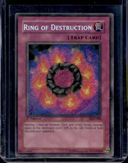 Yu-Gi-Oh Ring Of Destruction PGD-000 Secret Rare 1st Edition - Image 1