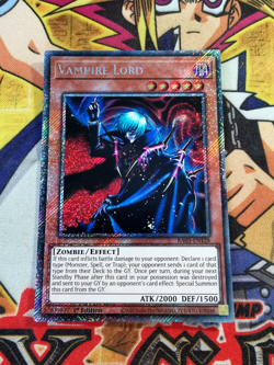 Vampire Lord ra03-en128 (NEW) Platinum-Secret Rare Yu-Gi-Oh! - Image 1