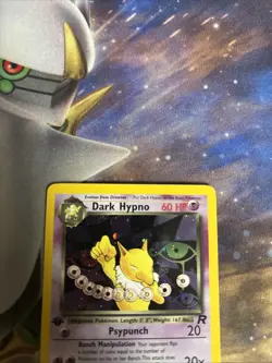 Pokemon Dark Hypno 1st Edition Holo Rare Card Team Rockets Set 9/82 NM - Image 5