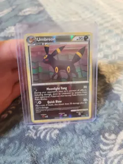 Pokemon TCG Umbreon 10/90 Undaunted Reverse Holo Holo Rare Card - Image 1