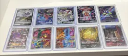 Pokemon Japanese TCG Trading Card Lot SAR, AR, CHR, (10x) NM+ - Image 2