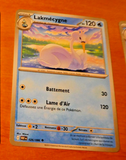 POKEMON FLAMME BLANCHE CARD CARTE LAKMECYGNE 026/086 WHT EV10.5 FR NM 2025 - Image 1