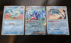Palafin ex SVP 126 Holo Black Star Promo + Finizen & Palafin Card Set NM - Image 1