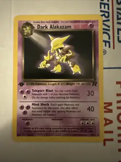 Dark Alakazam 18/82 Team Rocket 1st Edition - Regular Pokemon TCG Card - Image 1