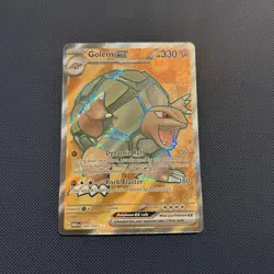 Pokemon TCG Golem EX Scarlet & Violet Holo Ultra Rare Full Art 151 Card 189/165 - Image 1
