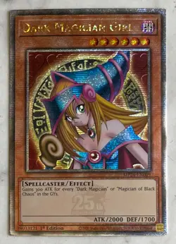 Yugioh Dark Magician Girl MP24-EN009 Quarter Century Rare 1st Edition - Image 1