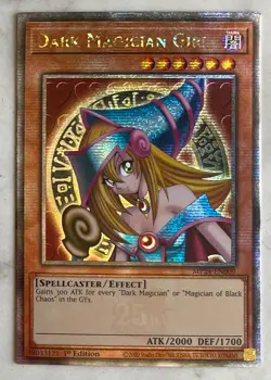 Yugioh Dark Magician Girl MP24-EN009 Quarter Century Rare 1st Edition - Image 2