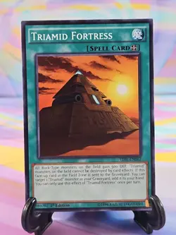 Yu-Gi-Oh TCG Card | Triamid Fortress TDIL-EN062 First Edition - Image 1