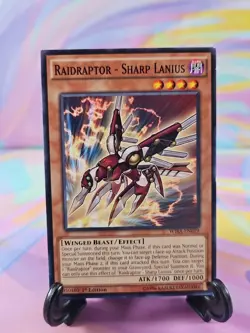 Yu-Gi-Oh TCG Card | Raidraptor - Sharp Lanius WIRA-EN019 First Edition - Image 1
