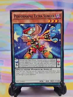 Yu-Gi-Oh TCG Card | Performapal Extra Slinger TDIL-EN003 First Edition - Image 1
