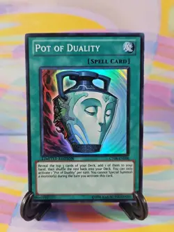 Yu-Gi-Oh TCG Card | Pot of Duality CT08-EN008 Limited Edition Holo - Image 1