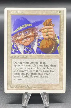 MTG ~ Magic The Gathering 4th Fourth Edition ~ Land Tax - Image 1