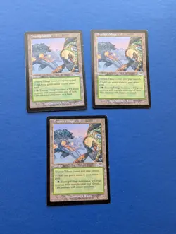 MTG Treetop Village X3: Urza's Legacy #143 - EX - Image 1