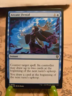 MTG Arcane Denial Commander: Aetherdrift Regular Common NM - Image 1