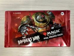 Magic the Gathering MTG The Brothers War Foil Promo Pack Factory Sealed - Image 1
