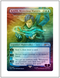 1x KAITO, Mysterious Maestro, Foil, Secret Lair Drop, MTG NM - Image 1