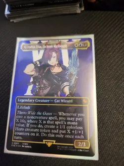 G'raha Tia, Scion Reborn (Borderless Surge Foil)Commander MTG Final Fantasy #211 - Image 1