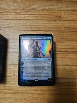 Used Peer Through Time Mono Blue MTG Commander Deck - Image 1