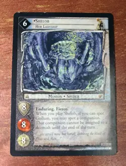 LOTR TCG Shelob Her Ladyship 10R23 Regular MP Card -Mount Doom - Image 3