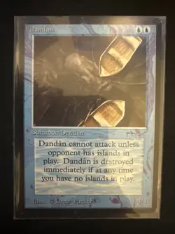 Dandan Arabian Nights NM Magic the Gathering MTG Vintage Blue - Image 1