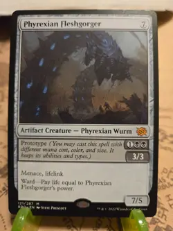 MTG Phyrexian Fleshgorger The Brothers' War Regular Mythic NM - Image 1