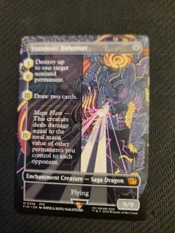 Summon: Bahamut (Borderless) Final Fantasy MTG #356 - Image 1