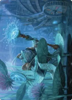 🧙Dour Port-Mage 5/54 Art Series BLB Bloom Burrow MTG - Image 1