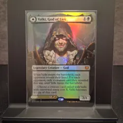 MTG Valki, God of Lies (Borderless) Kaldheim Foil - Image 1