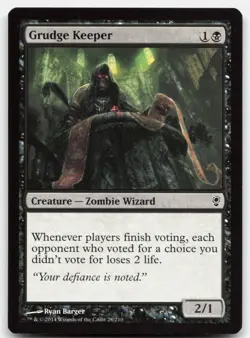 MTG Grudge Keeper C Conspiracy 28 LP - Image 1