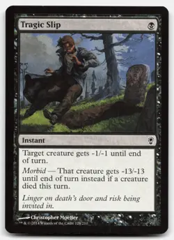 MTG Tragic Slip C Conspiracy 128 LP - Image 1