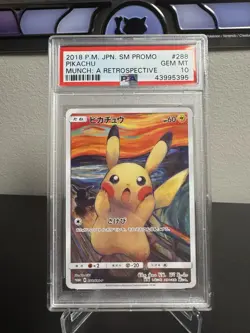 Pokemon Pikachu Scream Munch Retrospective JPN Full Art Promo 288/SM-P PSA 10 - Image 4