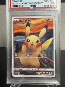 Pokemon Pikachu Scream Munch Retrospective JPN Full Art Promo 288/SM-P PSA 10 - Image 5