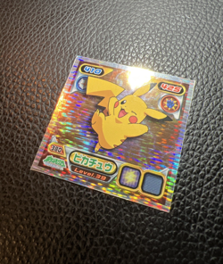 Pikachu 380 Laser Seal Retsuden Sticker AB3 Japanese 2007 Pokemon US SELLER NM - Image 3