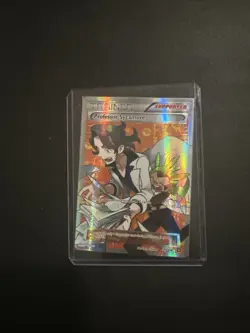 Pokemon TCG Professor Sycamore Steam Siege 114/114 Regular Full Art NM - Image 1