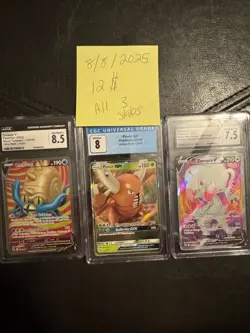 pokemon graded lot cheap 3 slabs - Image 1