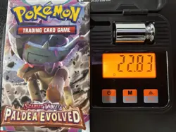 Pokemon Paldea Evolved Booster Pack Sealed 22.83g 3.76mm - Image 1