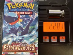 Pokemon Paldea Evolved Booster Pack Sealed 22.83g 3.77mm - Image 1