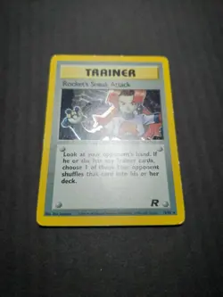 Pokemon Rockets Sneak Attack 16/82 Team Rocket Vintage WOTC 1999/2000 Holo MP/HP - Image 3