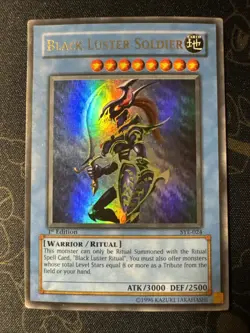 Yugioh - Black Luster Soldier SYE-024 ULTRA Rare + Ritual SYE-025 LP Set - Image 2