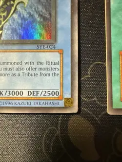 Yugioh - Black Luster Soldier SYE-024 ULTRA Rare + Ritual SYE-025 LP Set - Image 5