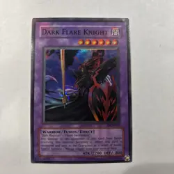 Yugioh Dark Flare Knight DCR-017 Super Rare 2017 Print NM - Image 1