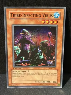 Yugioh Tribe-Infecting Virus MFC-076 1st Edition Super Rare Original Print - Image 1