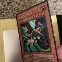 Yugioh Insect Queen CT1-EN005 Secret Rare Limited Edition VTG! LP - Image 3