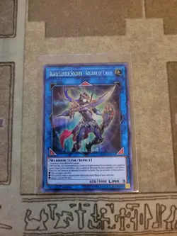 YUGIOH BLACK LUSTER SOLDIER SOLDIER OF CHAOS BLHR-EN046 SECRET 1ST ED NM - Image 1