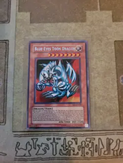 YUGIOH BLUE-EYES TOON DRAGON SRL-EN009 SECRET UNLIMITED ED VLP 1996 PRINT - Image 1