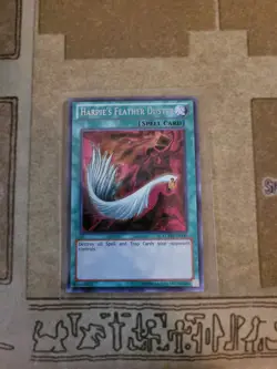 YUGIOH HARPIES FEATHER DUSTER LCYW-EN149 SECRET UNLIMITED ED NM - Image 1