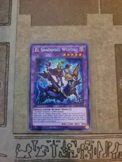 YUGIOH EL SHADDOLL WINDA SHVA-EN049 SECRET 1ST ED NM - Image 1