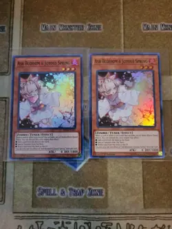 YUGIOH 2X ASH BLOSSOM JOYOUS SPRING SHVA-EN047 SUPER 1ST ED NM - Image 1